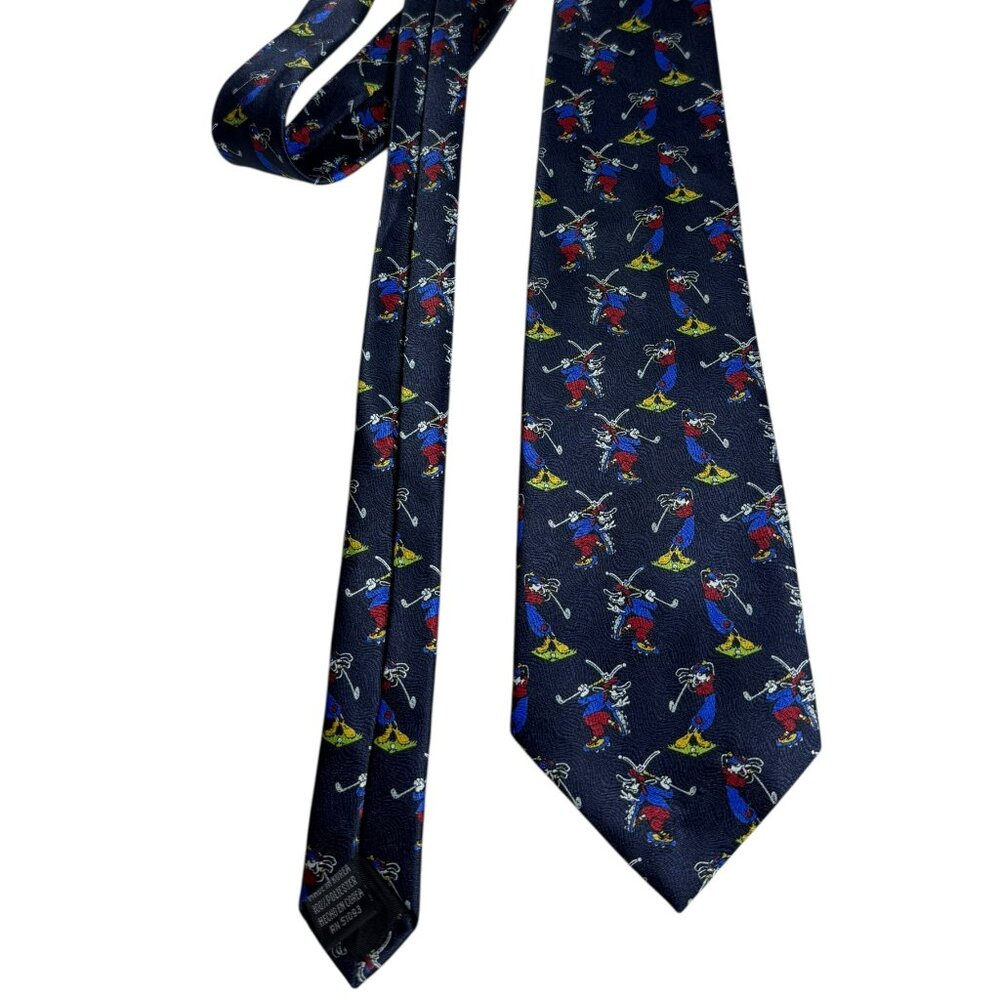 Vintage Disney Mickey Unlimited Goofy Golf Neck Tie – EUC